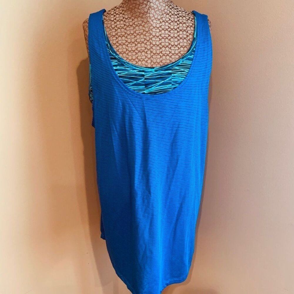 Champion Athletic Tank Top with Built in Sports Bra Size Large